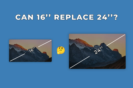 Can a 16-inch Portable Monitor Replace a 24-inch Desktop Monitor? Here's Why It Works